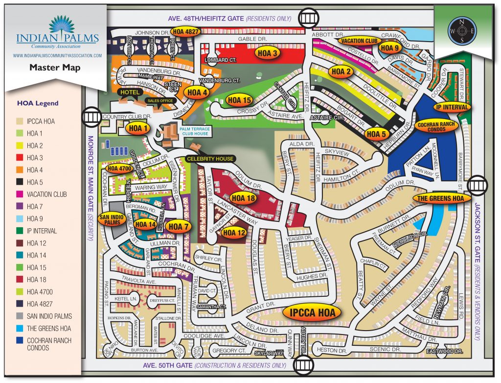 Community Map IPCCA HOA - HOA-IPCCA