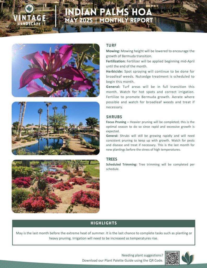 Landscape updates and highlights May 2025